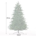 Künstlicher Weihnachtsbaum 210cm hoch grün extradicht Bern Rabatte