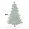 Weihnachtsbaum 210cm hoch künstlich grün extradicht Bern Rabatte