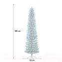 Künstlicher schlanker Schneetannenbaum Mikkeli 180 cm grün Rabatte