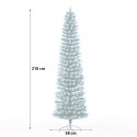 Künstlicher schmaler 210cm Schneetannenbaum Kalevala Rabatte