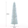 Künstlicher schmaler 210cm Schneetannenbaum Kalevala Rabatte