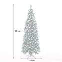 künstlicher verschneiter Weihnachtsbaum 180 cm grün mit Tannenzapfen Poyakonda Katalog