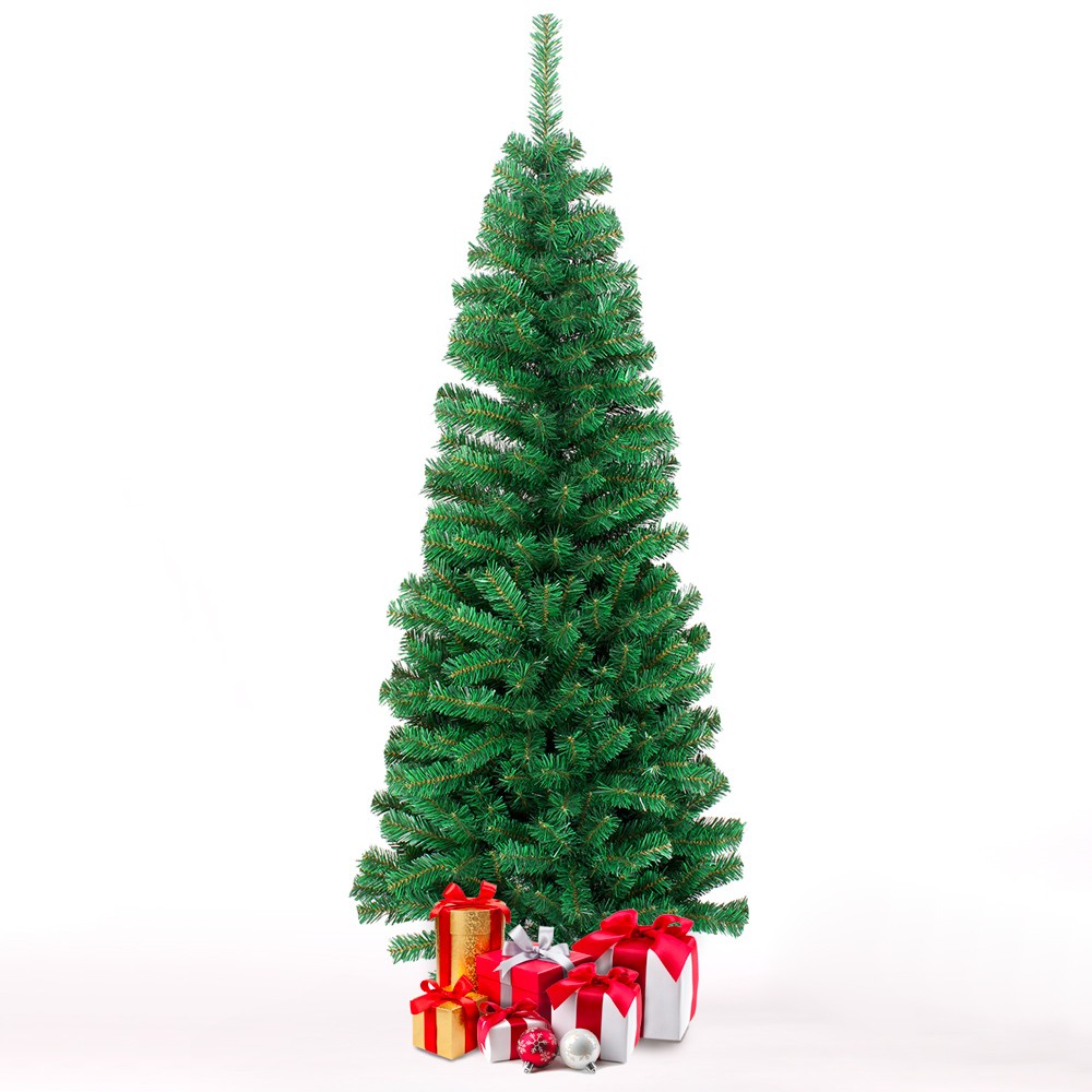Künstlicher grüner Weihnachtsbaum 240cm mit extra dichten falschen Zweigen Arvika