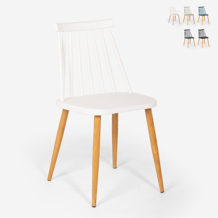 Stuhl für Küche Esszimmer aus Polypropylen im klassischen Stil Toutou Verkauf