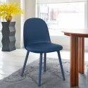 Stuhl mit Samt-Kissen für Küche Wohnzimmer Restaurant Esszimmer Florya Lagerbestand