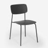 Stuhl aus Polypropylen und Metall Esszimmer, modernes Design Josy Preis