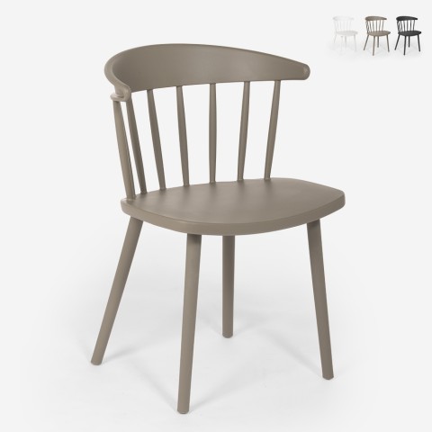 Stuhl in modernem skandinavischem Design für Innen und Außen aus Polypropylen Ogra Aktion