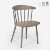 Stuhl in modernem skandinavischem Design für Innen und Außen aus Polypropylen Ogra
