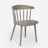 Stuhl in modernem skandinavischem Design für Innen und Außen aus Polypropylen Ogra Lagerbestand