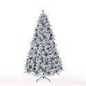 Künstlicher verschneiter Weihnachtsbaum mit Zapfen 180 cm Faaborg Rabatte