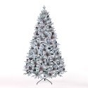Künstlicher verschneiter Weihnachtsbaum 210cm hoch mit Tannenzapfen Bildsberg Rabatte