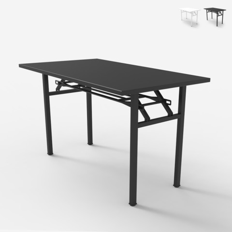 Schreibtisch, platzsparend, zusammenklappbar, 2 Ebenen, Foldesk Plus 120x60cm Aktion