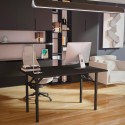 Faltbarer platzsparender Schreibtisch 120x60cm für Homeoffice Smartworking Foldesk Rabatte