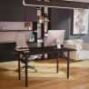 Faltbarer platzsparender Schreibtisch 120x60cm für Homeoffice Smartworking Foldesk Rabatte