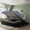 Doppelbett 160x190 cm Bett mit Stauraum Schubkasten modernes Design Steyr 