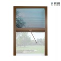 Universelles Plissee-Schiebemückennetz 135x160cm für Fenster Melodie XL Aktion