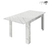 Moderner ausziehbarer Esstisch in Marmor-Optik 90x137-185cm Auris Verkauf
