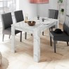 Moderner ausziehbarer Esstisch in Marmor-Optik 90x137-185cm Auris Eigenschaften