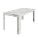 Esstisch 180x90cm modern Marmoroptik Excelsior Lagerbestand