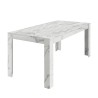 Esstisch 180x90cm modern Marmoroptik Excelsior Lagerbestand