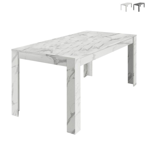Esstisch 180x90cm modern Marmoroptik Excelsior Aktion