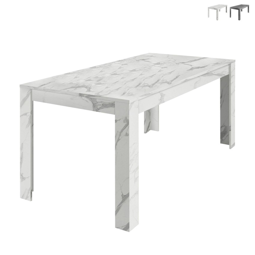 Esstisch 180x90cm modern Marmoroptik Excelsior Aktion
