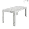 Esstisch 180x90cm modern Marmoroptik Excelsior Aktion