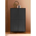 Moderner 4-türiger Schrank, hohe Anrichte Wohnzimmer 104x174cm Perham Preis