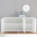 Moderne Anrichte Thilot mit 3 Türen für das Wohnzimmer, 156x84cm Modell
