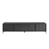 Moderner TV-Schrank Halton mit 4 Türen, 205x48x40cm, Wohnzimmermöbel Lagerbestand