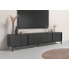 Moderner TV-Schrank Halton mit 4 Türen, 205x48x40cm, Wohnzimmermöbel Modell