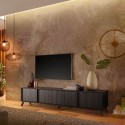 Moderner TV-Schrank Halton mit 4 Türen, 205x48x40cm, Wohnzimmermöbel Angebot