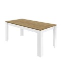 Esstisch 180x90 cm weiß hochglanz Eiche Bellerose Angebot