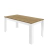 Tisch 180x90cm Küche Esszimmer Weiß Hochglanz Eiche Bellerose Angebot