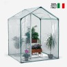Balkongewächshaus für Pflanzen und Blumen 153x153xh210cm PVC Stahl Mimosa M Verkauf