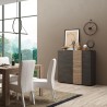 Moderner Mehrzweck-Wohnzimmerschrank 2 Türen 121x44x115cm Peak Kosten