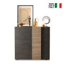 Moderner Mehrzweck-Wohnzimmerschrank 2 Türen 121x44x115cm Peak Rabatte