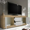 Weißer TV-Schrank Visio WB, 210 cm, Holz, 2 Türen, 2 Schubladen Modell