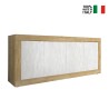 Sideboard Altea WB - Holzbuffet 207 cm, Weiß, 4 Türen Rabatte