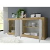 Sideboard Altea WB - Holzbuffet 207 cm, Weiß, 4 Türen Modell