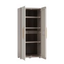 Garten-Aufbewahrungsschrank mit 3 verstellbaren Einlegeböden 80x45x180h Groove Alto Keter Angebot
