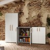 Keter Groove Basso Gartenschrank 80x45x98h mit Einstellbarem Regal Rabatte