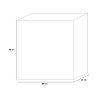 Keter Groove Basso Gartenschrank 80x45x98h mit Einstellbarem Regal Eigenschaften