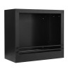 Bioethanol-Kaminsäule 96x35x96h mit modernem Rahmen-Design Bellini 