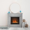 Bioethanol-Kaminsäule 96x35x96h mit modernem Rahmen-Design Bellini Lagerbestand