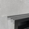 Bioethanol-Kaminsäule 96x35x96h mit modernem Rahmen-Design Bellini 
