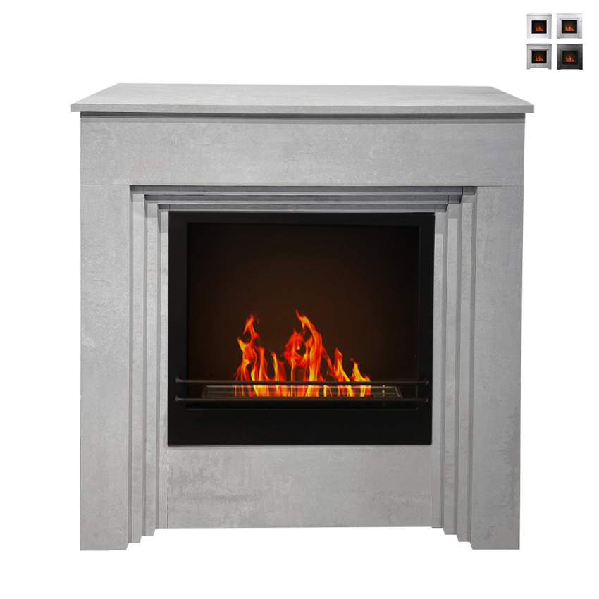 Bioethanol-Kaminsäule 96x35x96h mit modernem Rahmen-Design Bellini Angebot Bioethanol-Kaminsäule 96x35x96h mit modernem Rahmen-Design Bellini Angebot
