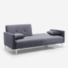 3-Sitzer-Schlafsofa aus Samtstoff mit Modernem Design Villolus 