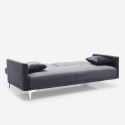 3-Sitzer-Schlafsofa aus Samtstoff mit Modernem Design Villolus 