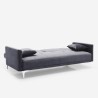 3-Sitzer-Schlafsofa aus Samtstoff mit Modernem Design Villolus 